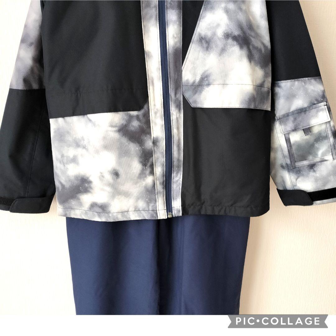 極美品 PHENIX フェニックス　スキーウェア上下160 カモフラ白黒ジュニア