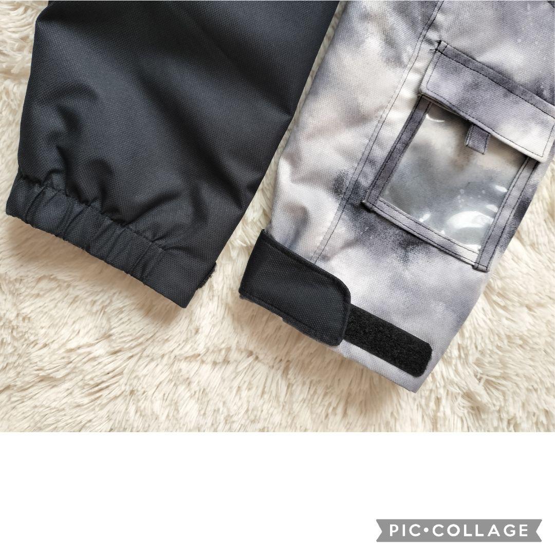 極美品 PHENIX フェニックス　スキーウェア上下160 カモフラ白黒ジュニア