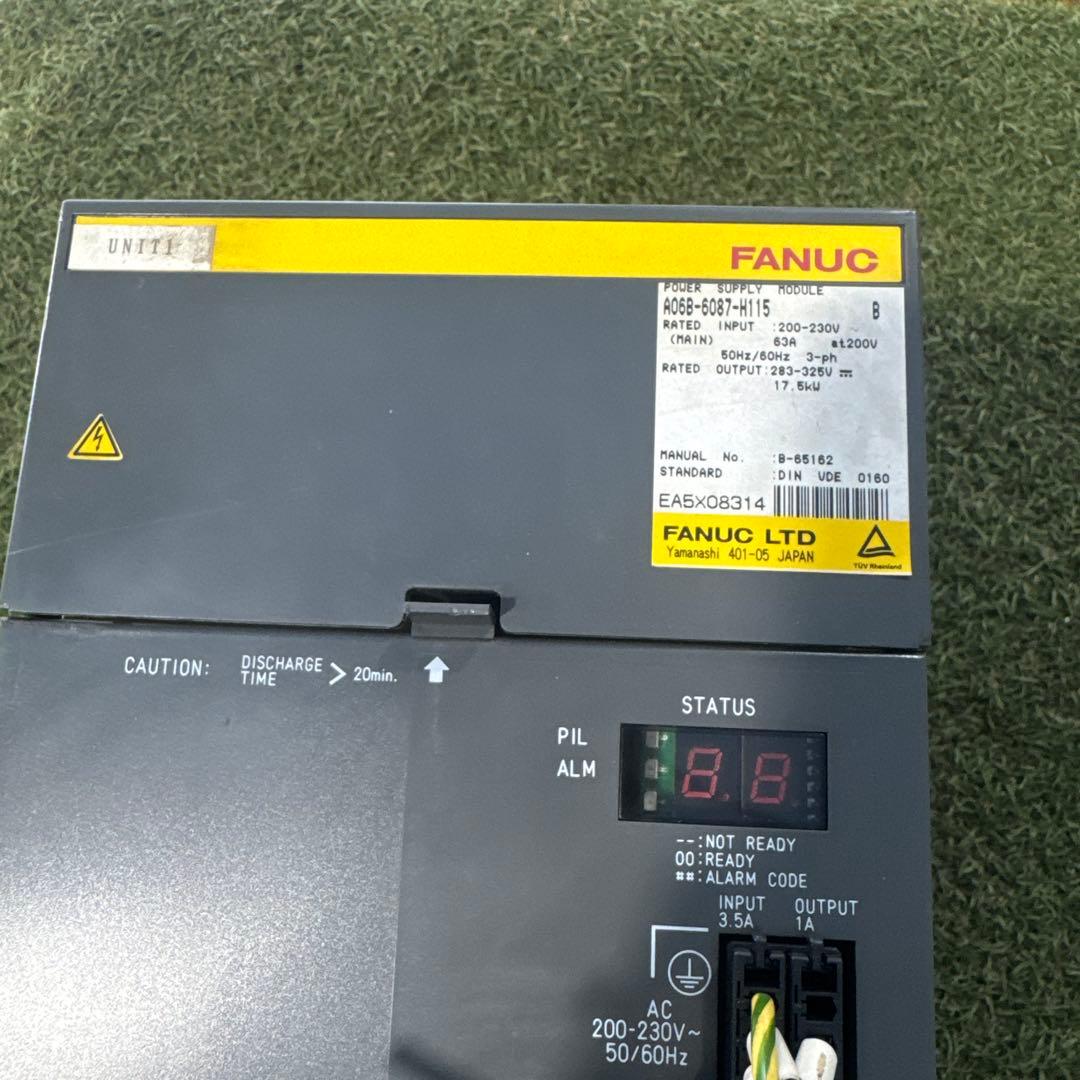 FANUC A06B-6087-H115 電源ユニット　動作保証