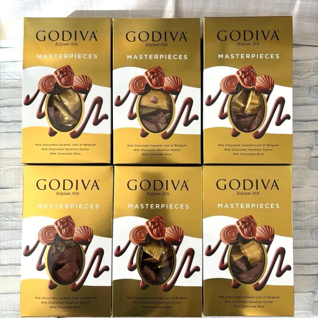 ゴディバ マスターピース ミルク アソート 360g×6箱　3種 バレンタイン