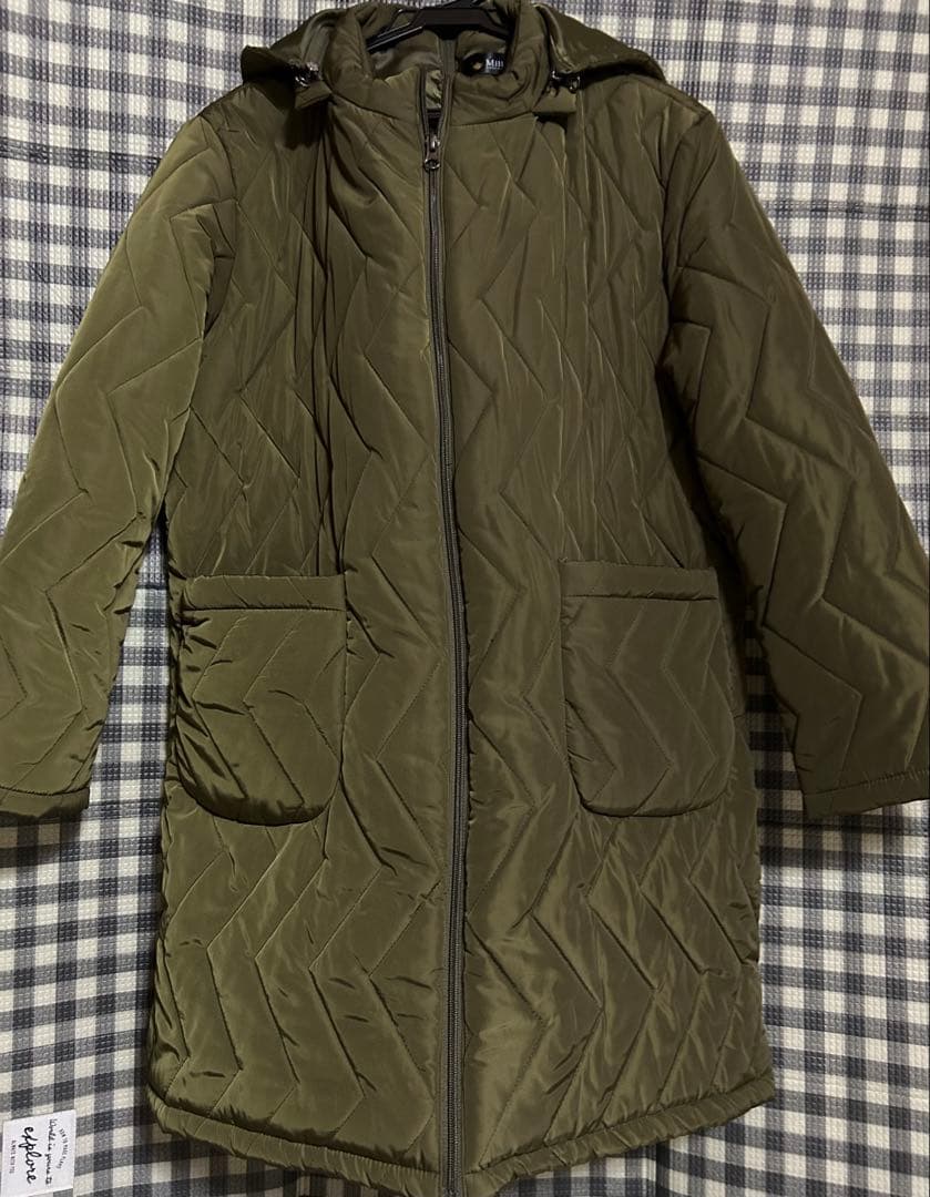 Milk Tea ミルクティー 中綿ロングママコート　ステラ4way