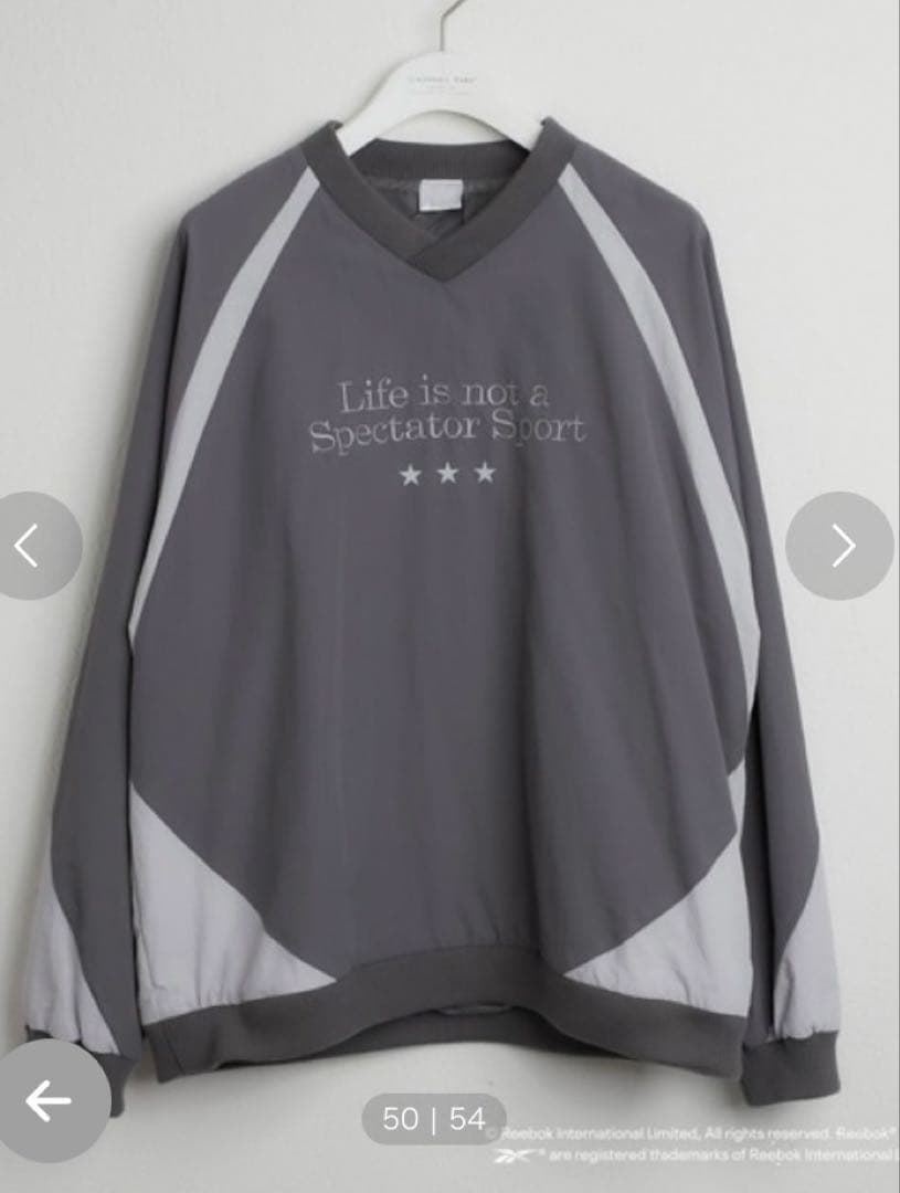 m-zk.1s　Vネックプルオーバー、カーゴパンツセット