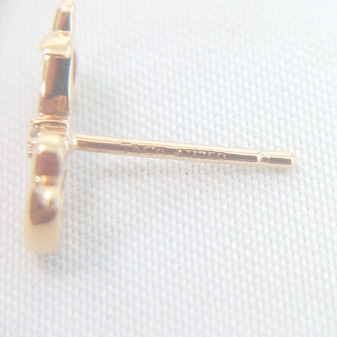 【美品】 ティファニー ダブル ラビングハート ピアス 片耳用 5620