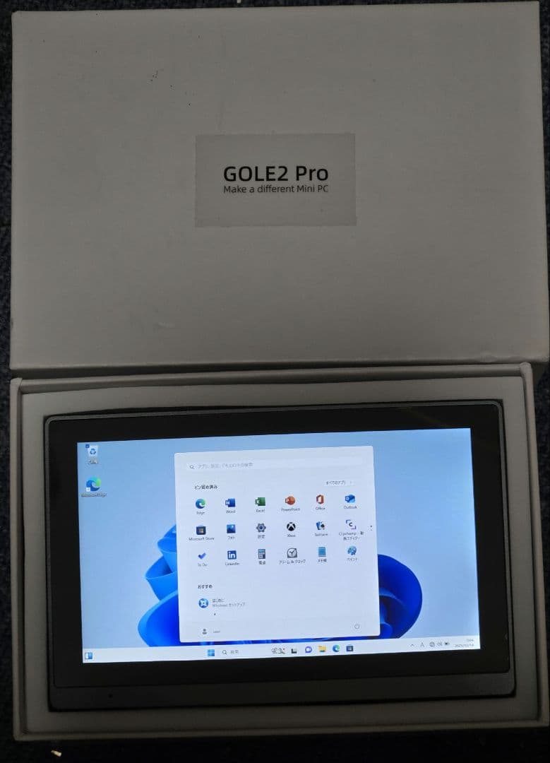 m*a様 Gole2proバッテリー版5.5インチ ミニPC 16g+256g