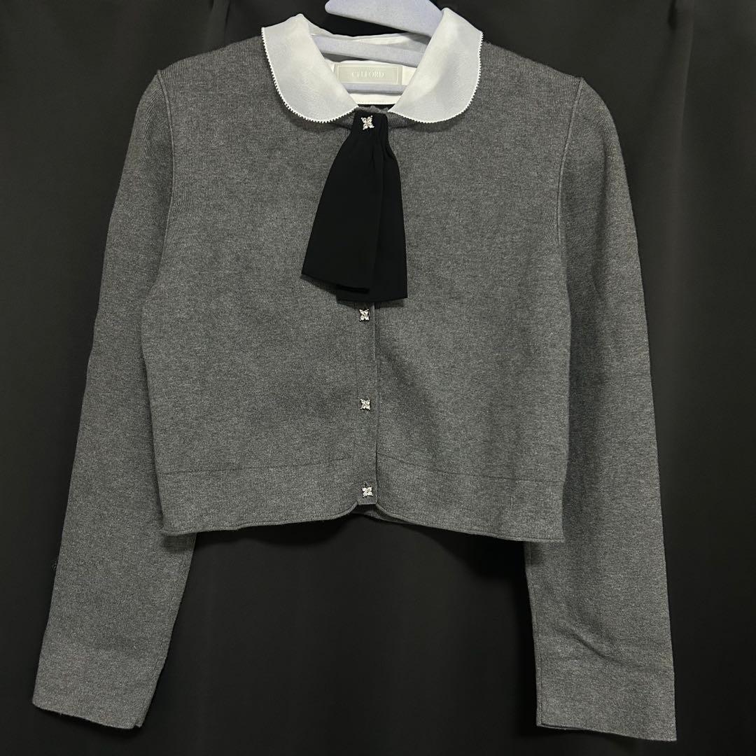 【最安値】CELFORD デタッチャブル総針カーディガン