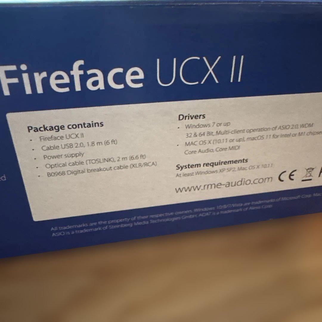 RME Fireface UCX II オーディオインターフェイス
