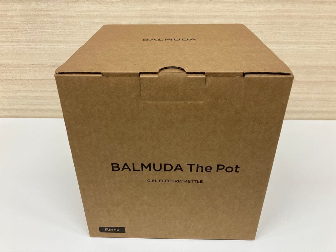 【新品・未開封】 美しい電気ケトル　BALMUDA The Pot（黒）