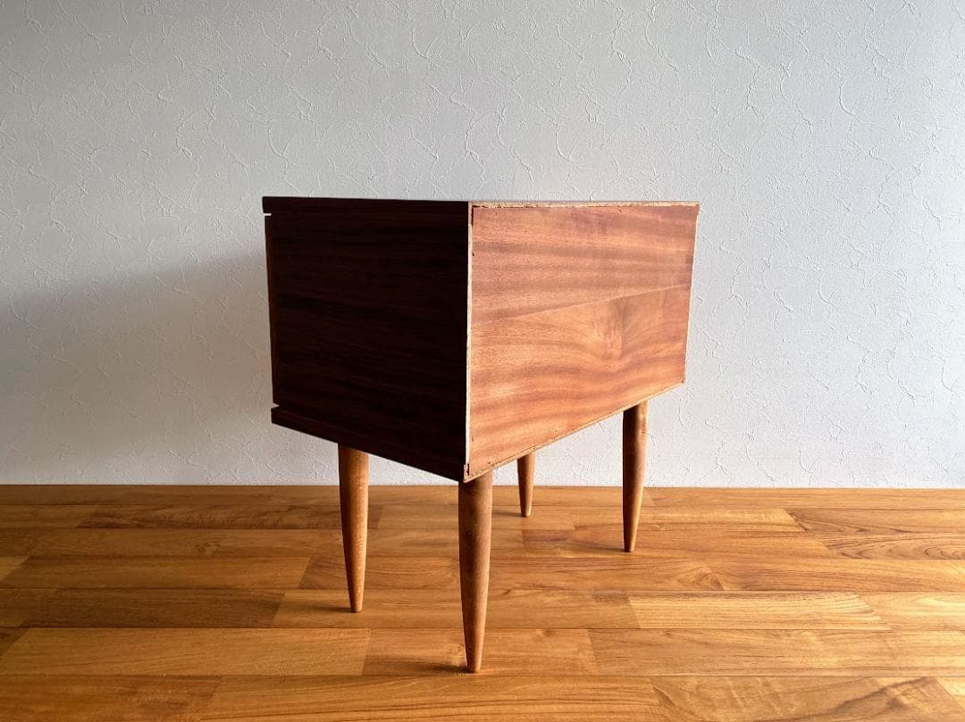 1960~70s ヴィンテージ 小型ナイトテーブル チェスト キャビネット