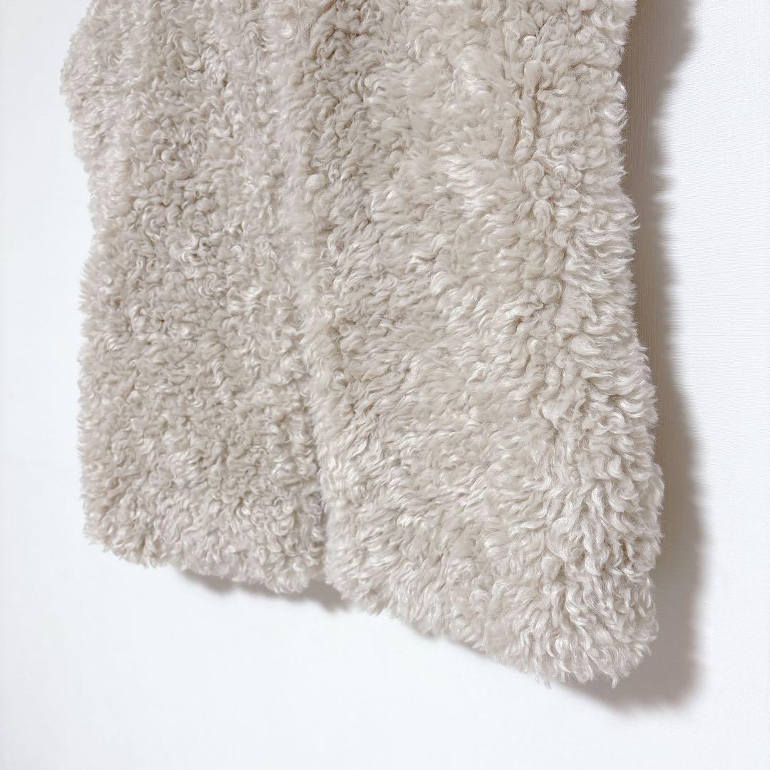 ☆新品同様☆SONO ソノ ファーベスト ショート丈 ポケット付 韓国製 【F】