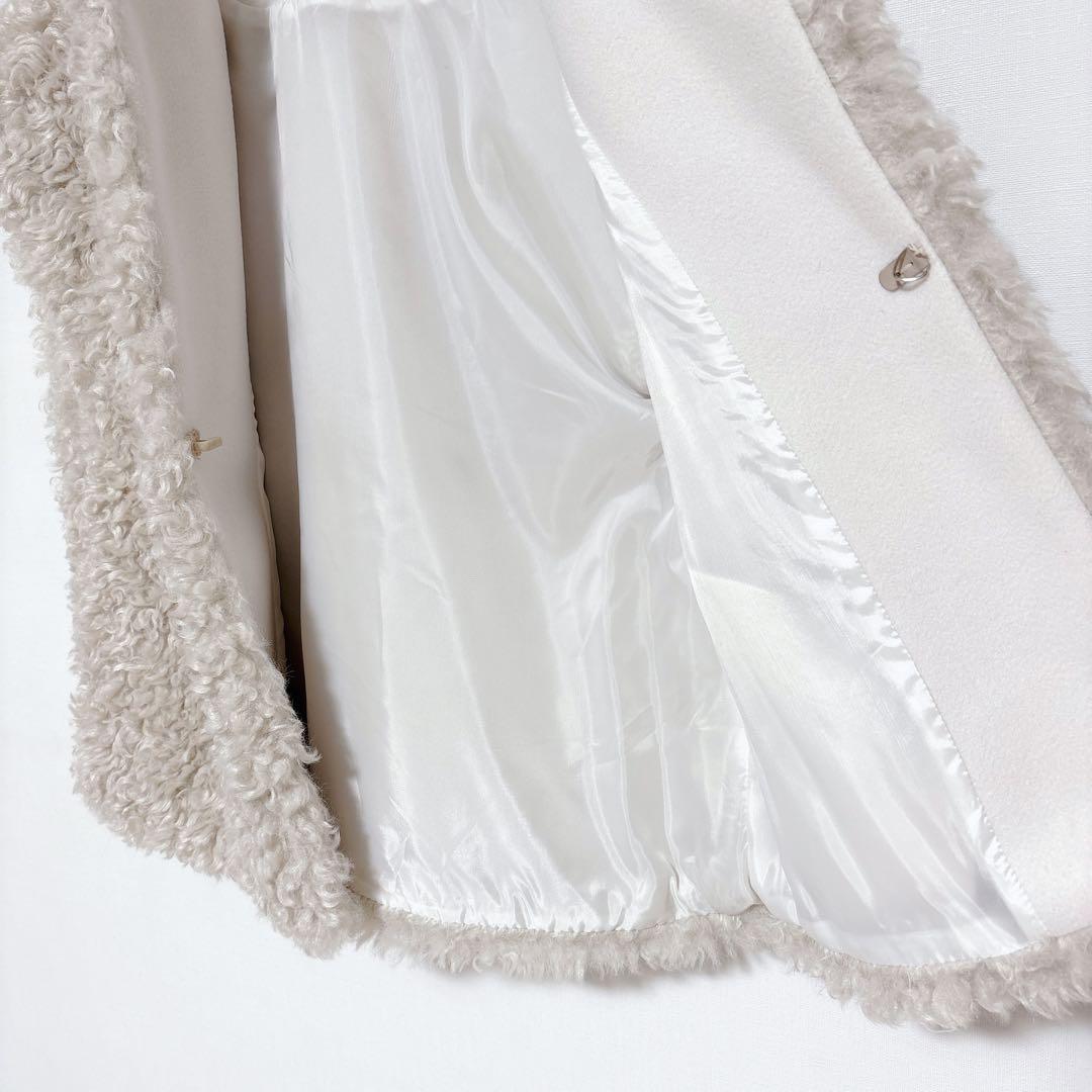 ☆新品同様☆SONO ソノ ファーベスト ショート丈 ポケット付 韓国製 【F】