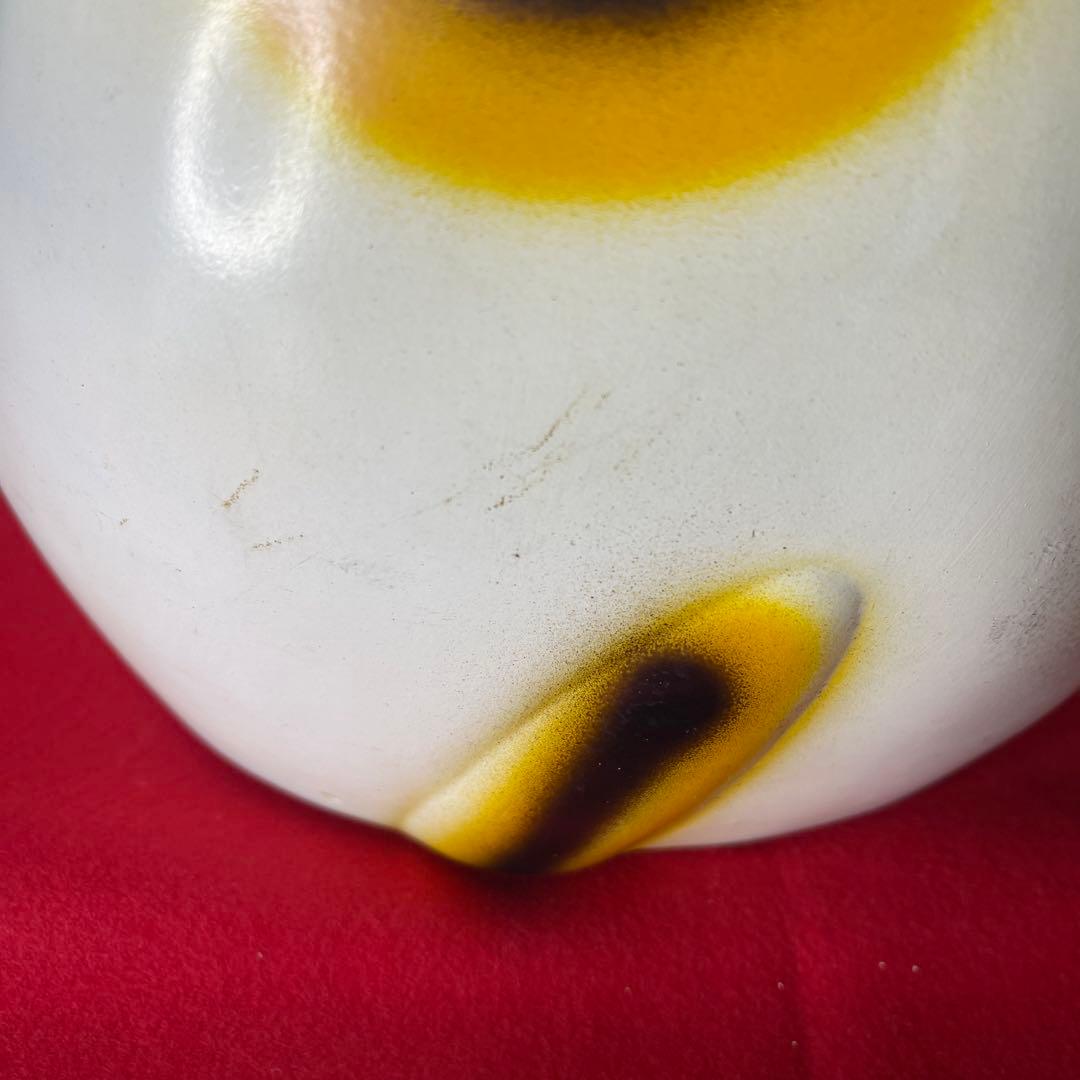 【　年代物　】特大　招き猫　左手招き　左手「人」「お客」を招く 縁起物 昭和