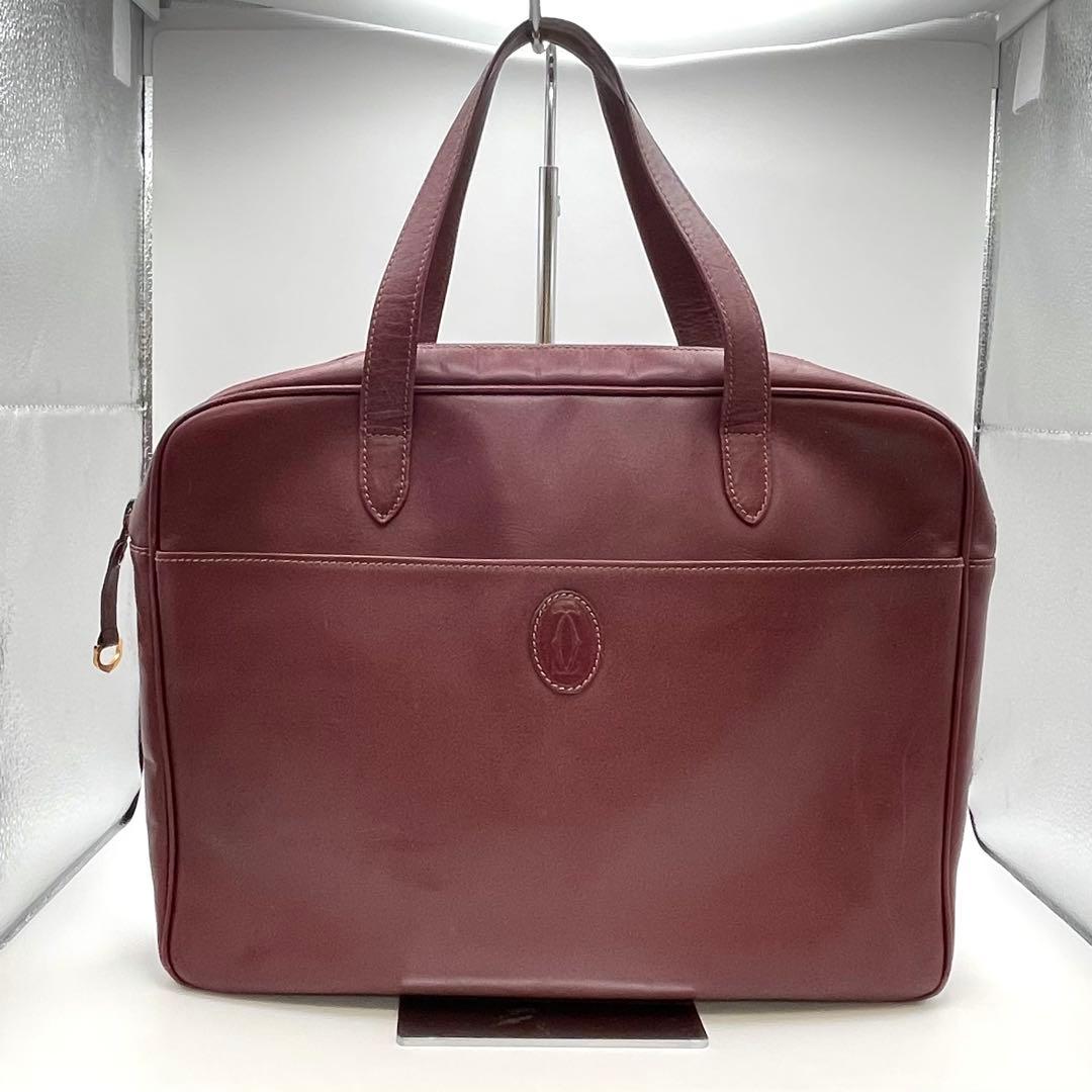 【S】Cartier カルティエ マストライン レザーブリーフケースA4