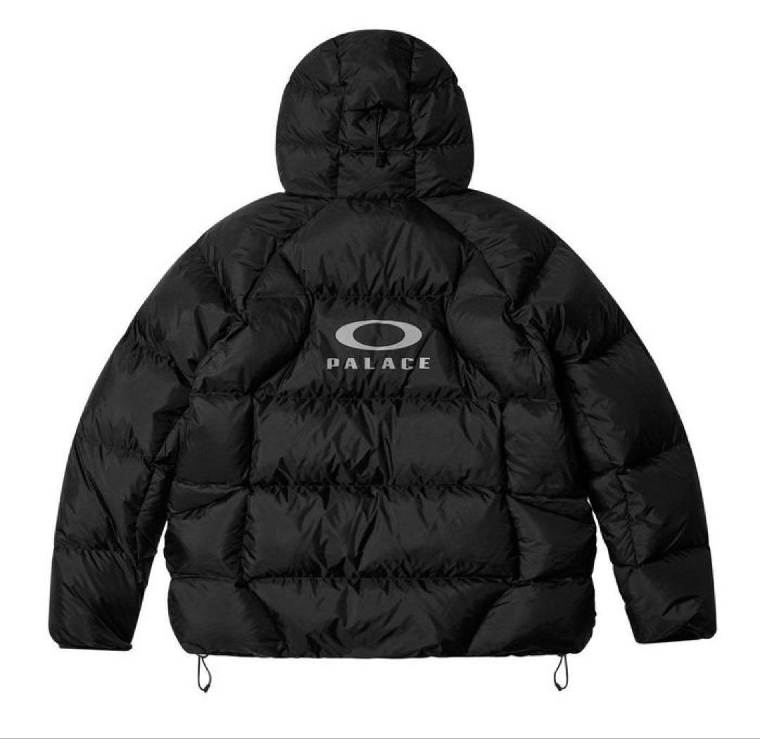 PALACE × OAKLEY Puffa black ダウンジャケット　S