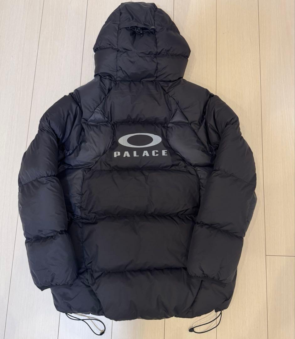 PALACE × OAKLEY Puffa black ダウンジャケット　S