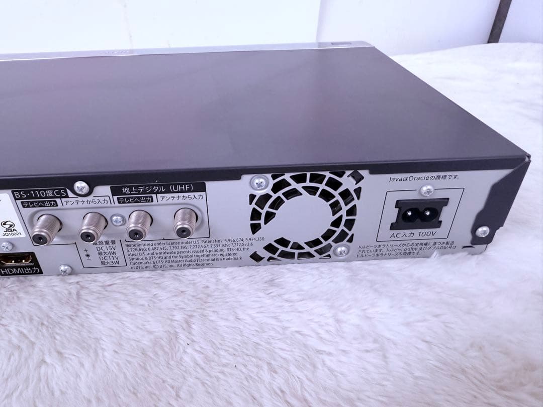 即視聴セット♪SHARP AQUOSブルーレイディスクレコーダー BD-W550