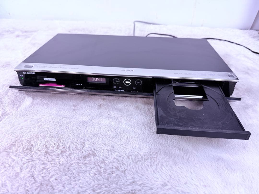 即視聴セット♪SHARP AQUOSブルーレイディスクレコーダー BD-W550