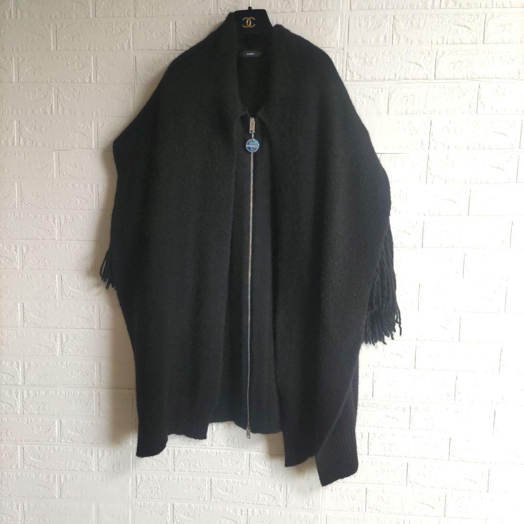 専用✨DIESEL　ディーゼル 　ロングフリンジ ジップアップ オーバーコート