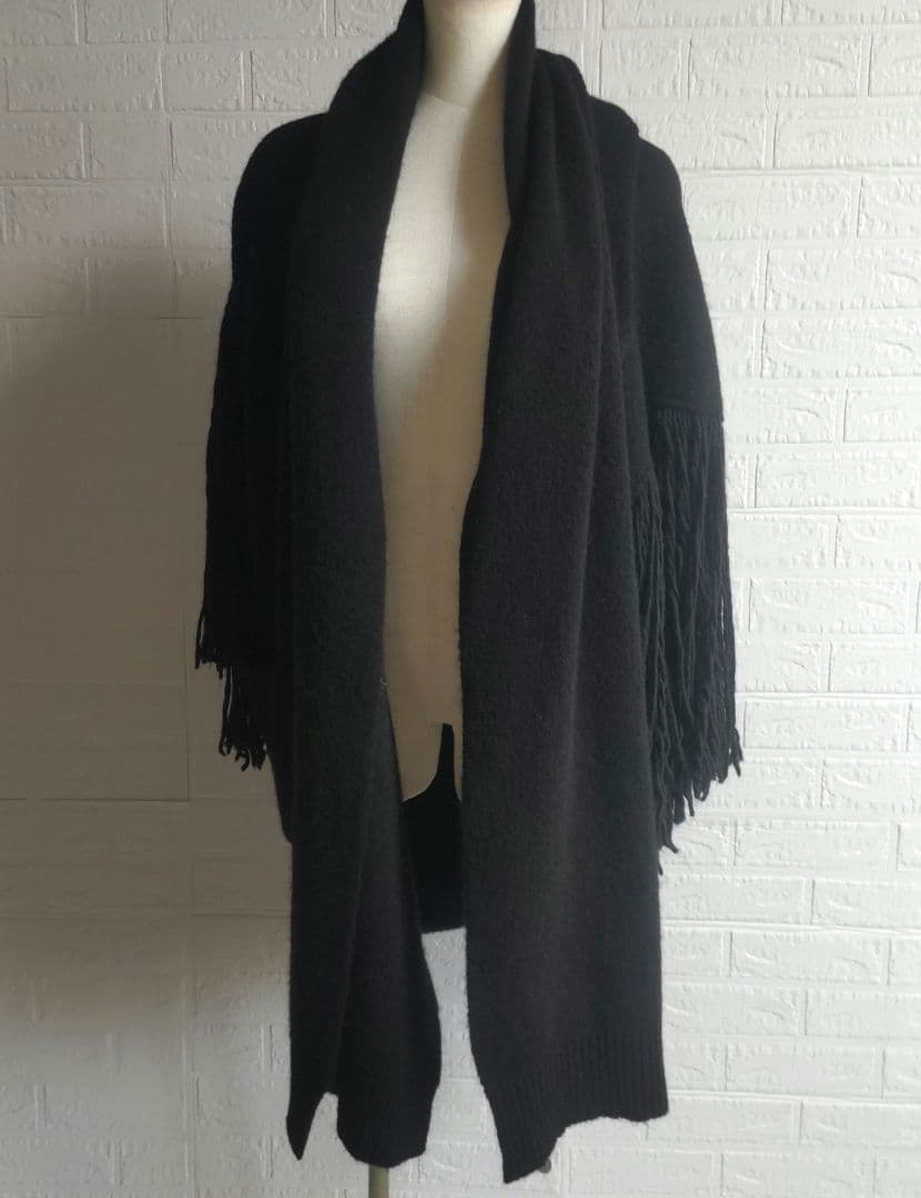 専用✨DIESEL　ディーゼル 　ロングフリンジ ジップアップ オーバーコート