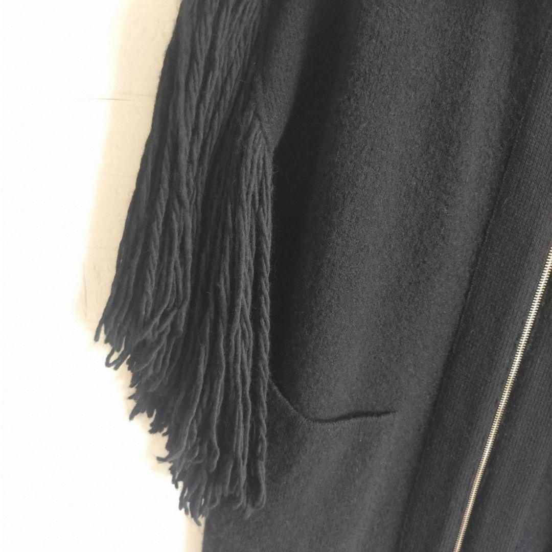 専用✨DIESEL　ディーゼル 　ロングフリンジ ジップアップ オーバーコート