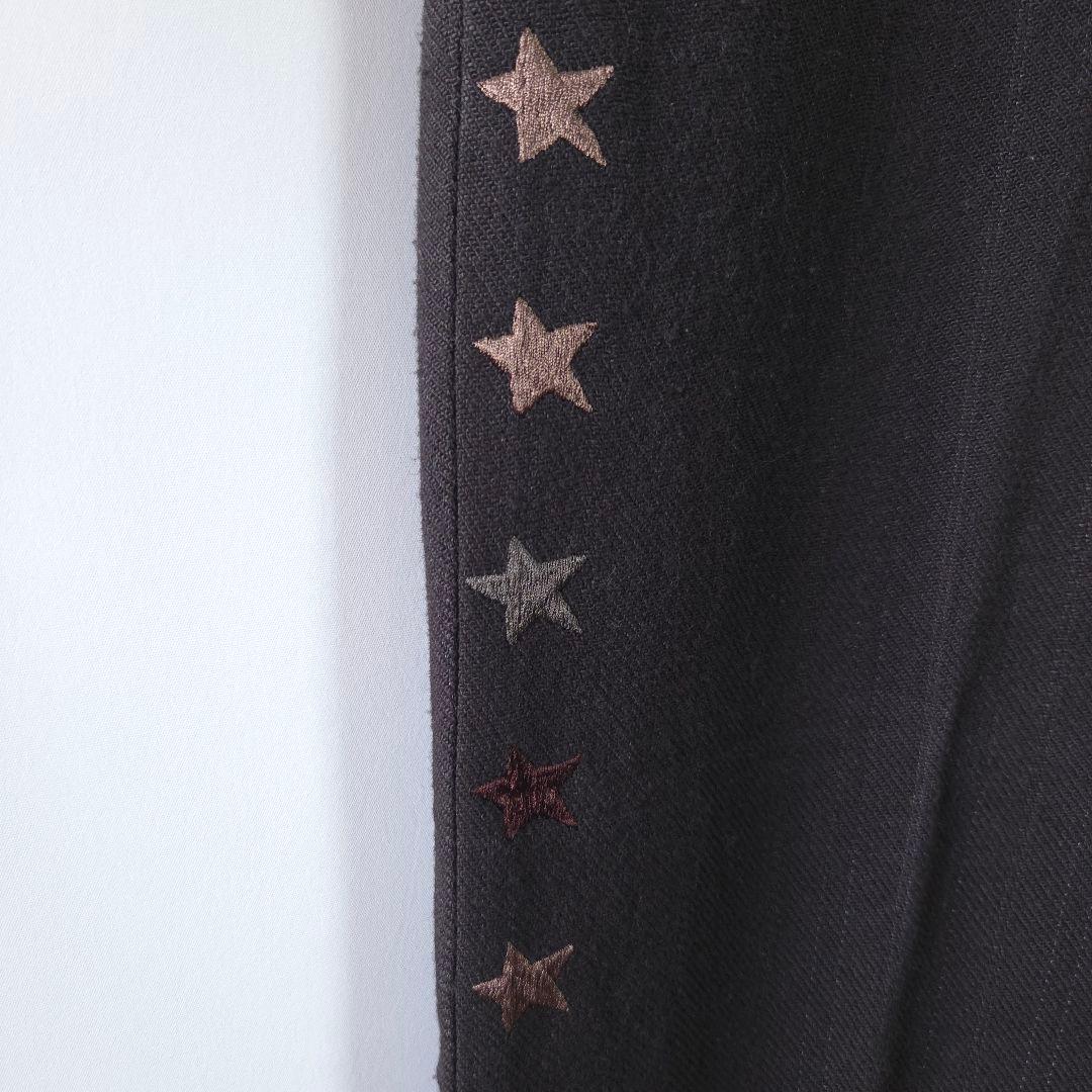 95ss Yohji Yamamoto PourHomme スター刺繍スラックス