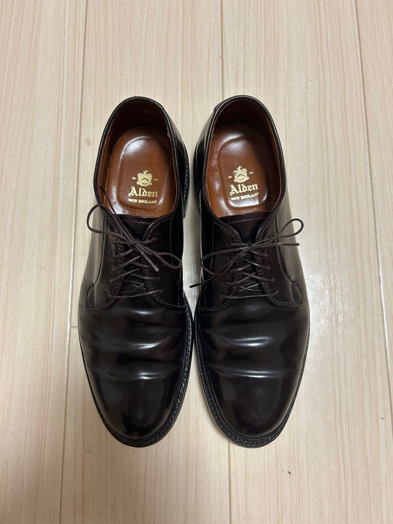 【美品】Alden 990 コードバン 8 1/2D シューツリー付き