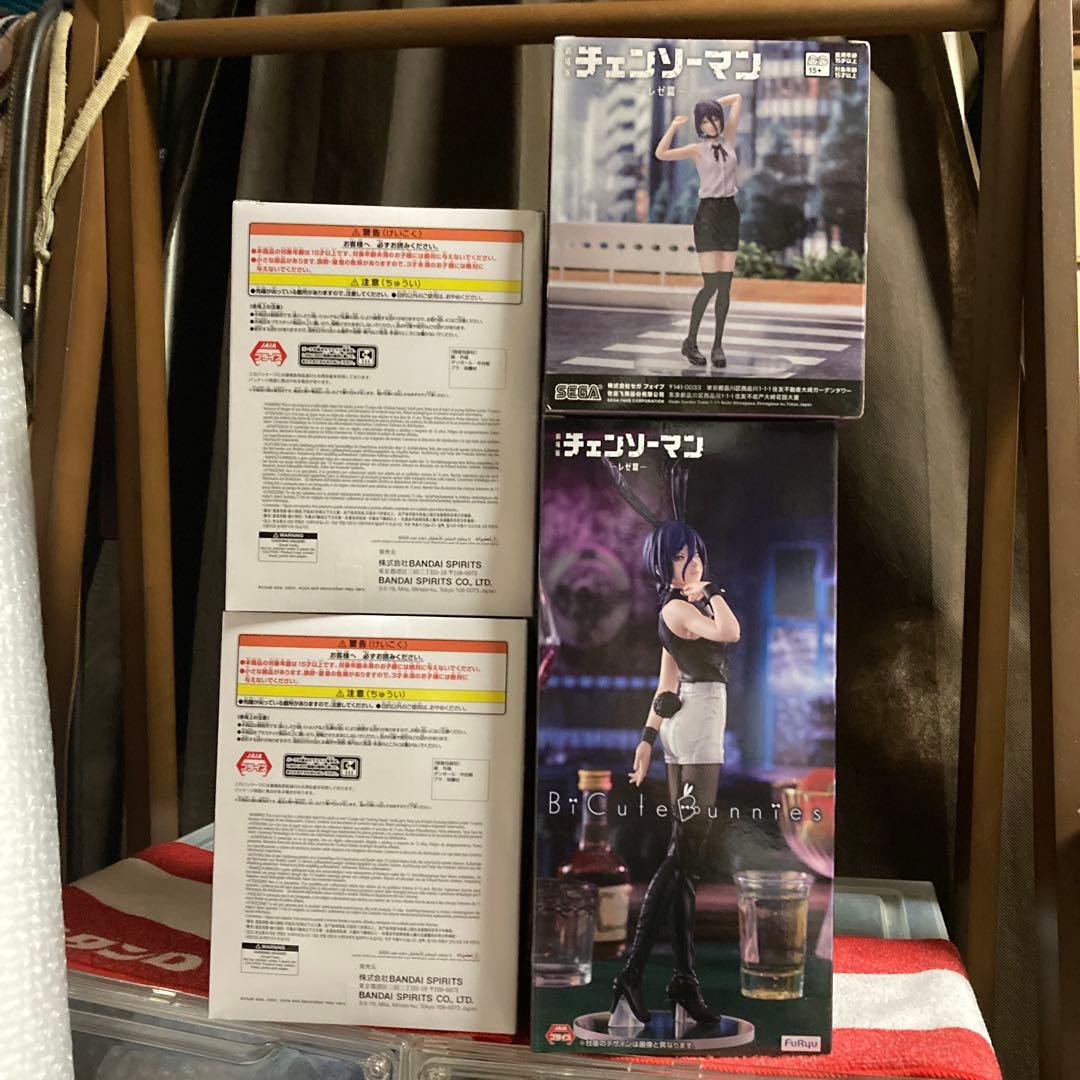 新品未開封　チェンソーマン　レゼ　ワンピース　ナミ　ハンコック　４点　フィギュア