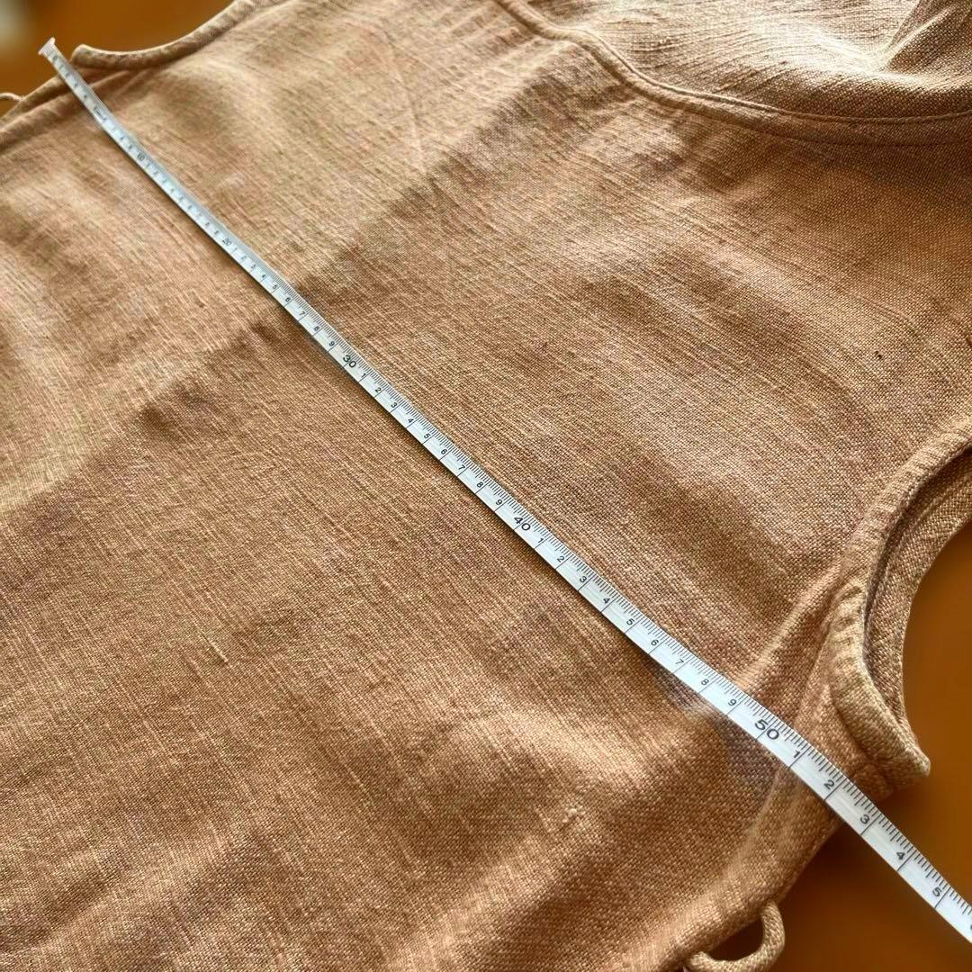 うさとの服 麻綿 エンジェルチュニック 草木染め usaato ウサト