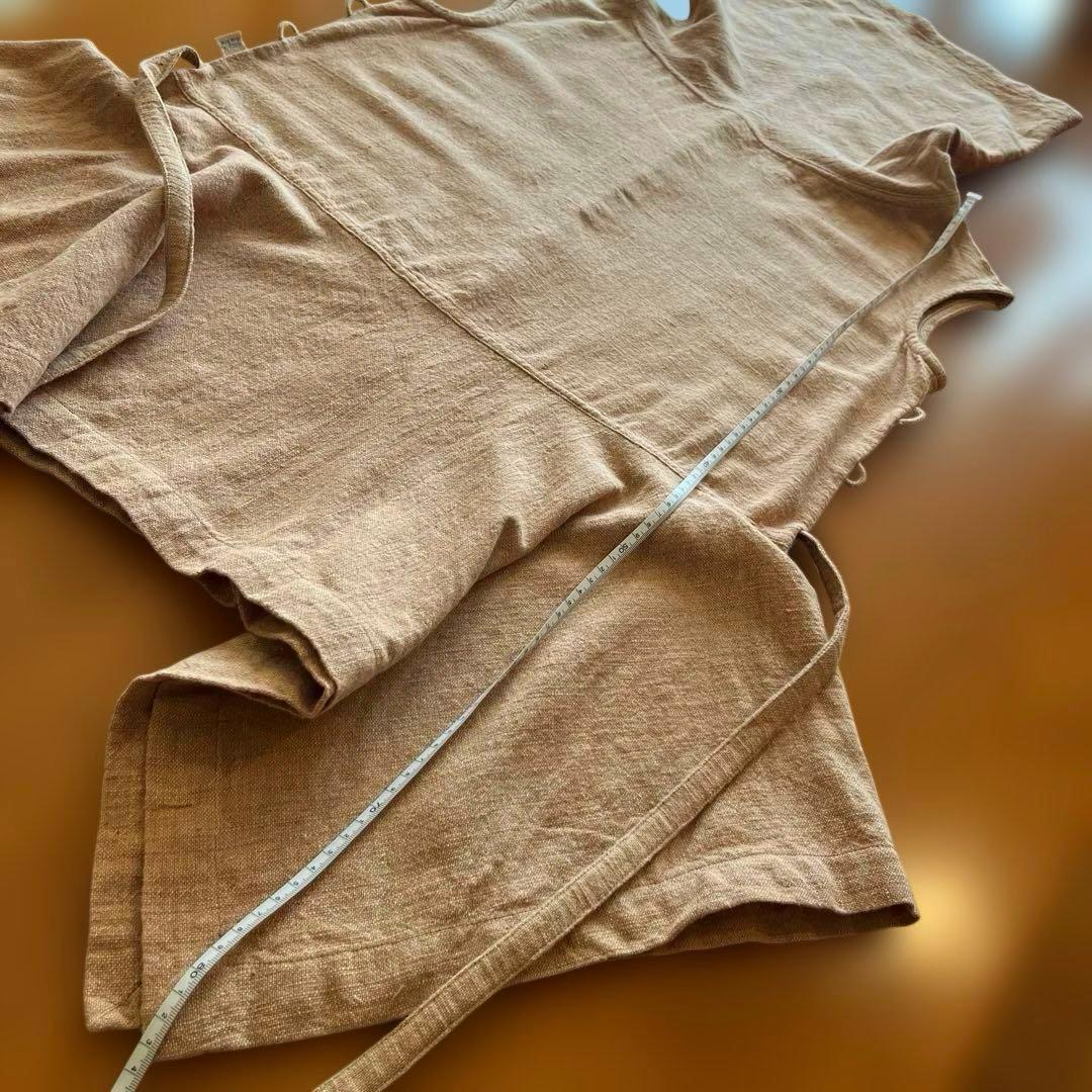うさとの服 麻綿 エンジェルチュニック 草木染め usaato ウサト