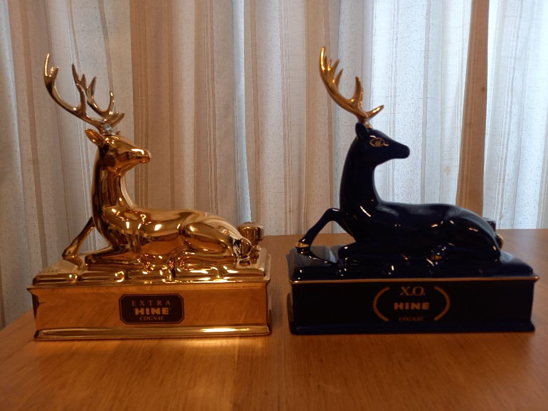 ハイン　EXTRA HINE & XO HINE 　鹿ボトル瓶セット