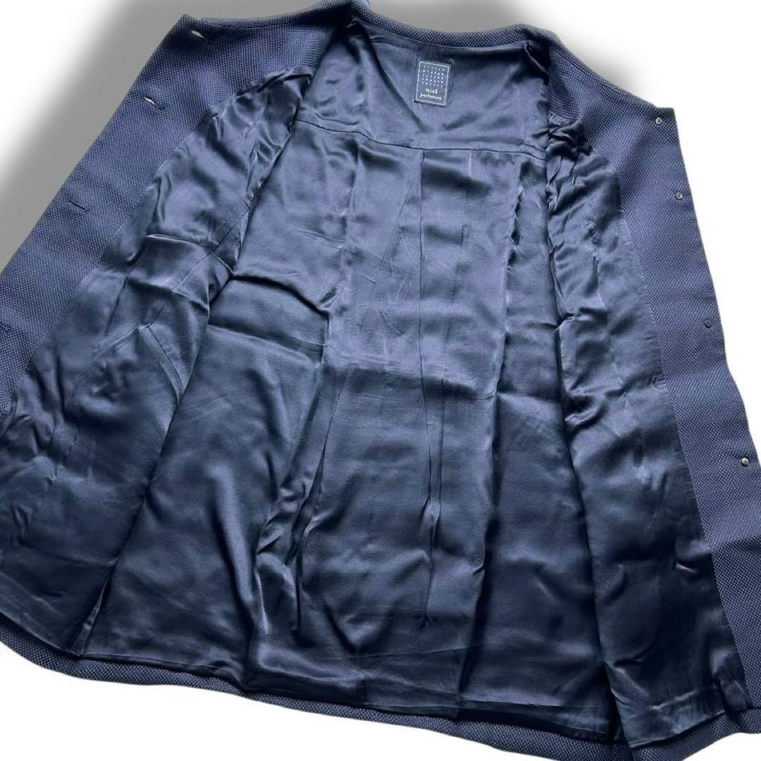 美品 ミナペルホネン リネン 麻 シルク ベスト ジャケット ice rock