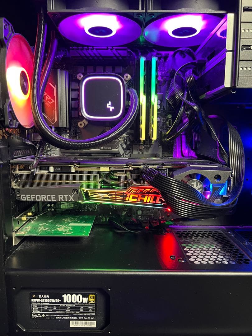 玄人志向 KRPW-GR1000W/90+ 1000W電源ユニット