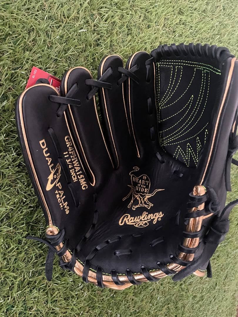 新品　Rawlings 軟式 HOH Wizard #01 投手用 左投用　黒