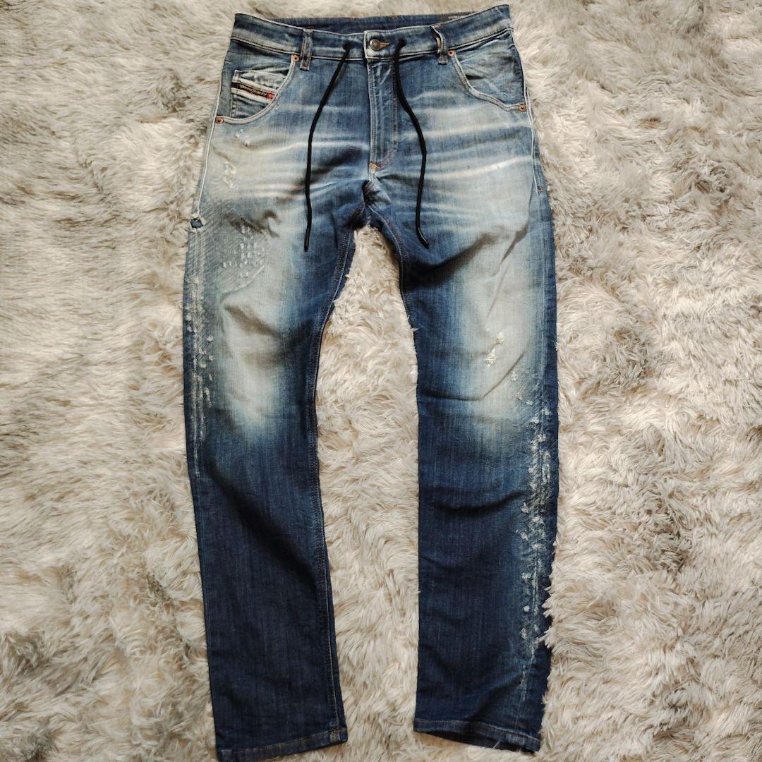 DIESEL ディーゼル KROOLEY JOGG W30 スウェットデニム