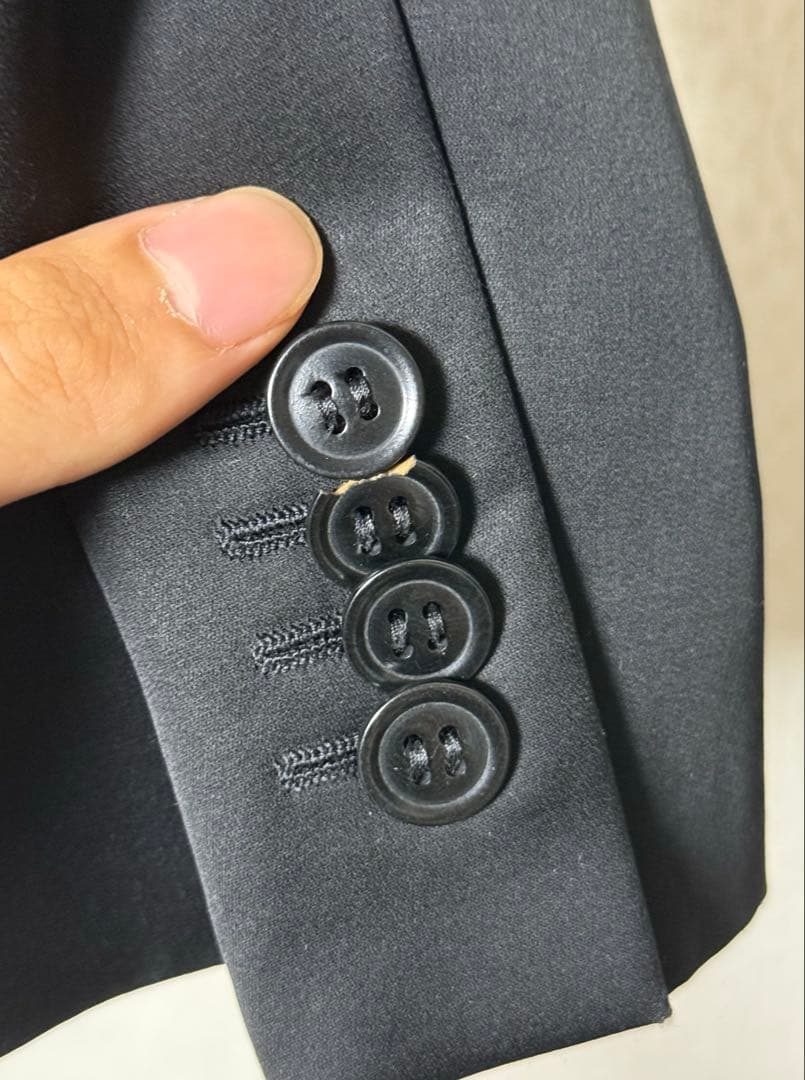 【良シルエット◎】 Giorgio Armani ウールシルク セットアップ