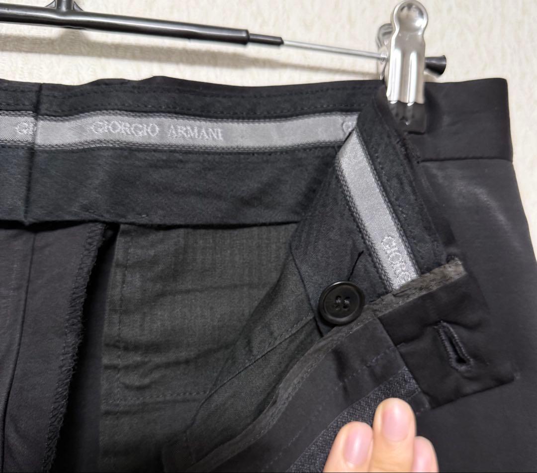 【良シルエット◎】 Giorgio Armani ウールシルク セットアップ