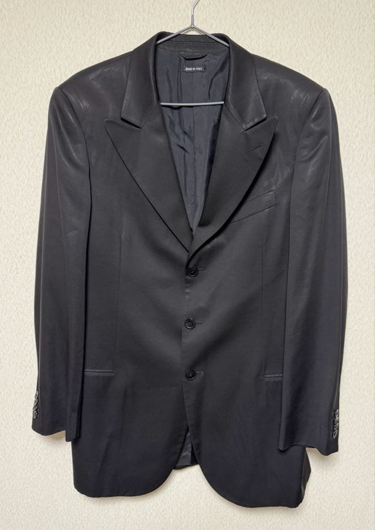 【良シルエット◎】 Giorgio Armani ウールシルク セットアップ