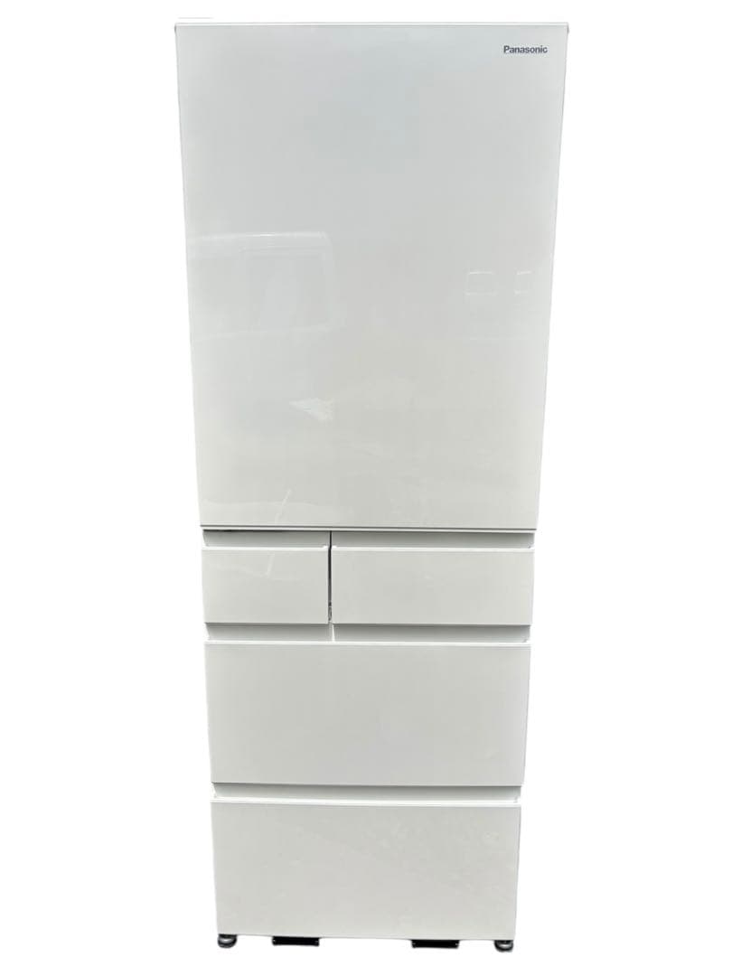 Panasonic 5ドア 冷蔵庫 NR-E507EXL-W 501L 左開き
