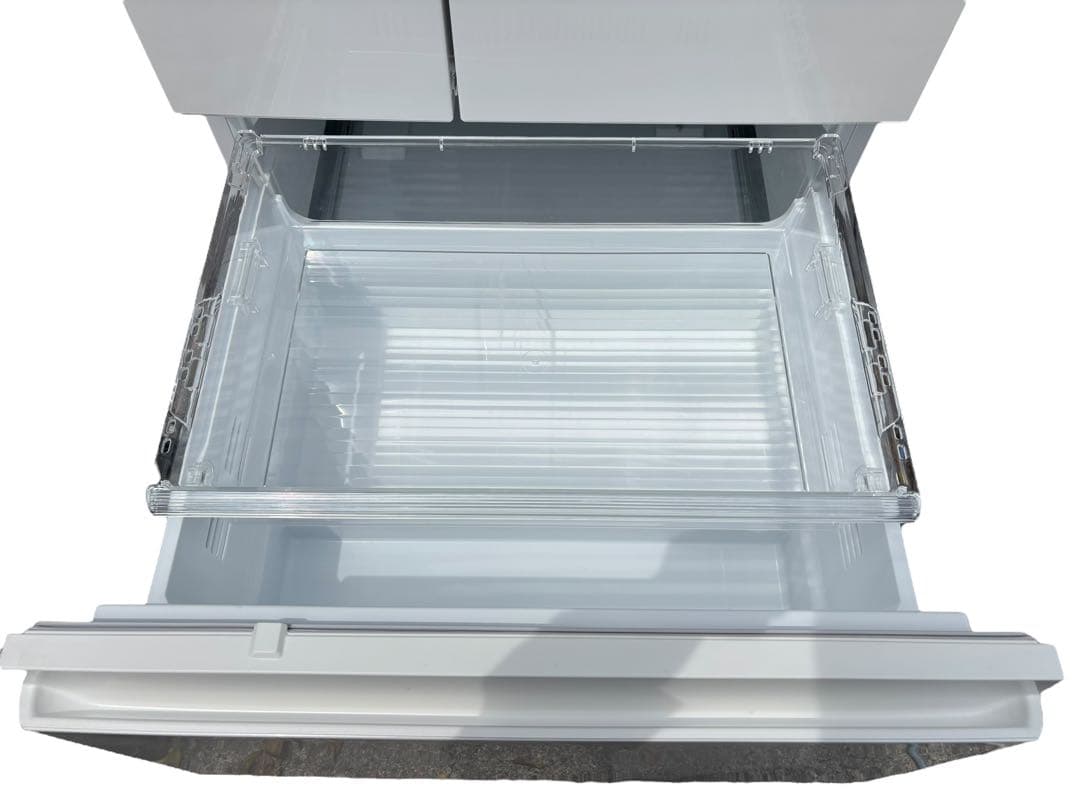 Panasonic 5ドア 冷蔵庫 NR-E507EXL-W 501L 左開き