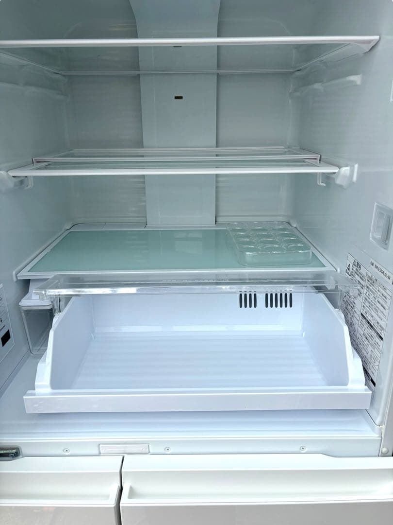 Panasonic 5ドア 冷蔵庫 NR-E507EXL-W 501L 左開き