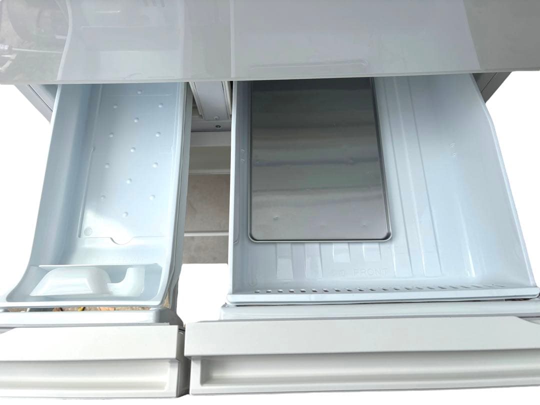 Panasonic 5ドア 冷蔵庫 NR-E507EXL-W 501L 左開き