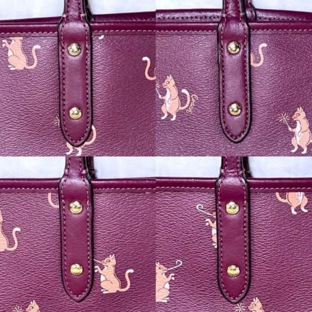 【極美品】コーチ 80232 リバーシブル トートバッグ レザー A4可 肩掛け