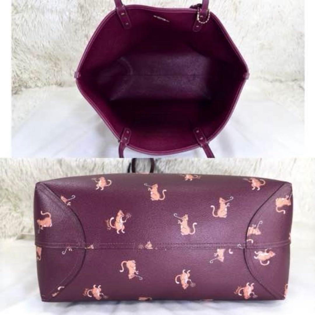 【極美品】コーチ 80232 リバーシブル トートバッグ レザー A4可 肩掛け