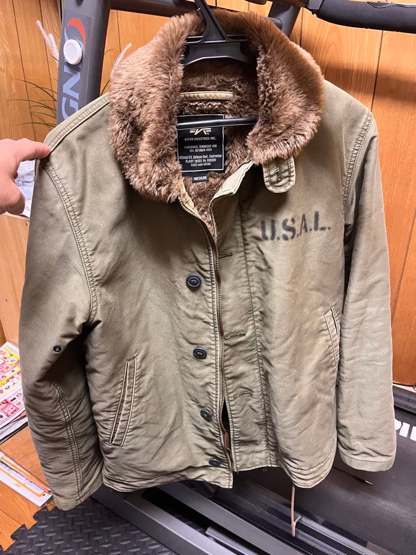 アルファ　n1 n-1 デッキジャケットM