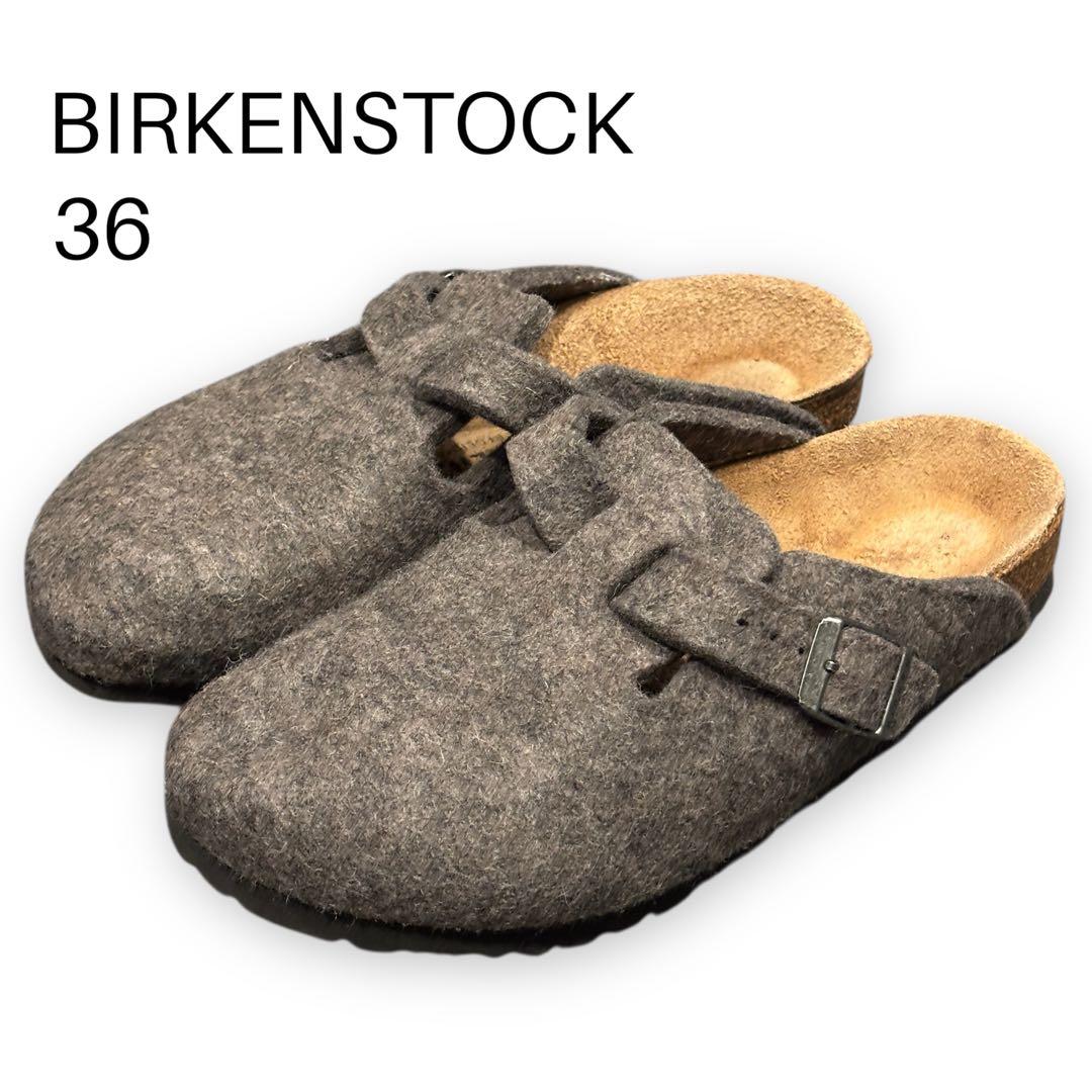 【美品】BIRKENSTOCK ビルケンシュトック　ボストン　カカオ　36
