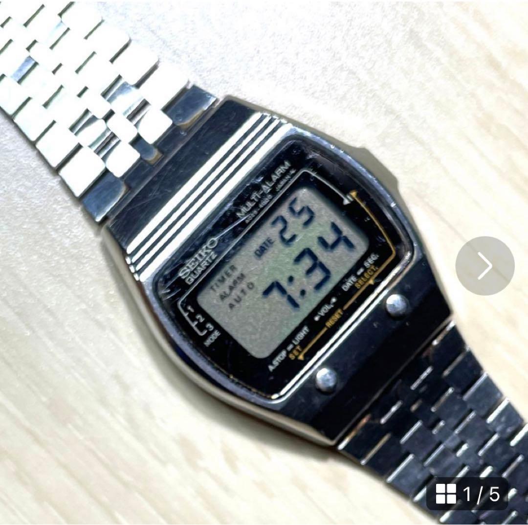 SEIKO QUARTZ MULTI-ALARM 腕時計