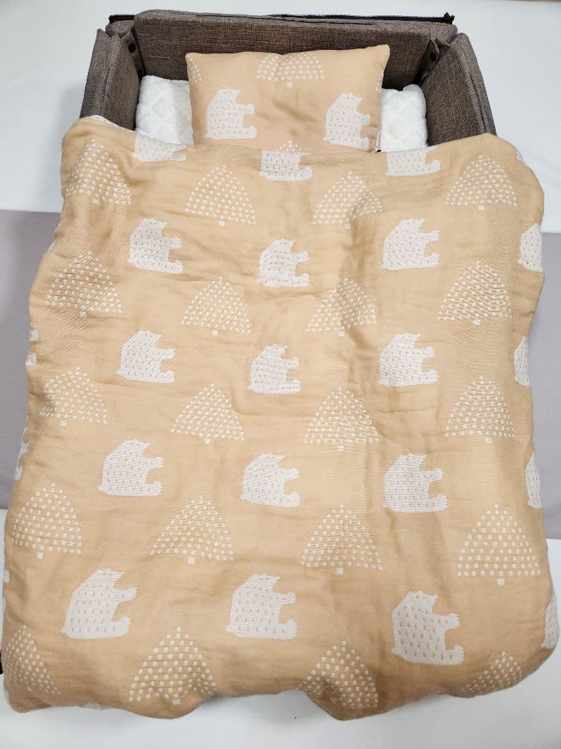 【大幅値下げ‼️】färska コンパクトベッドセット ブラウン