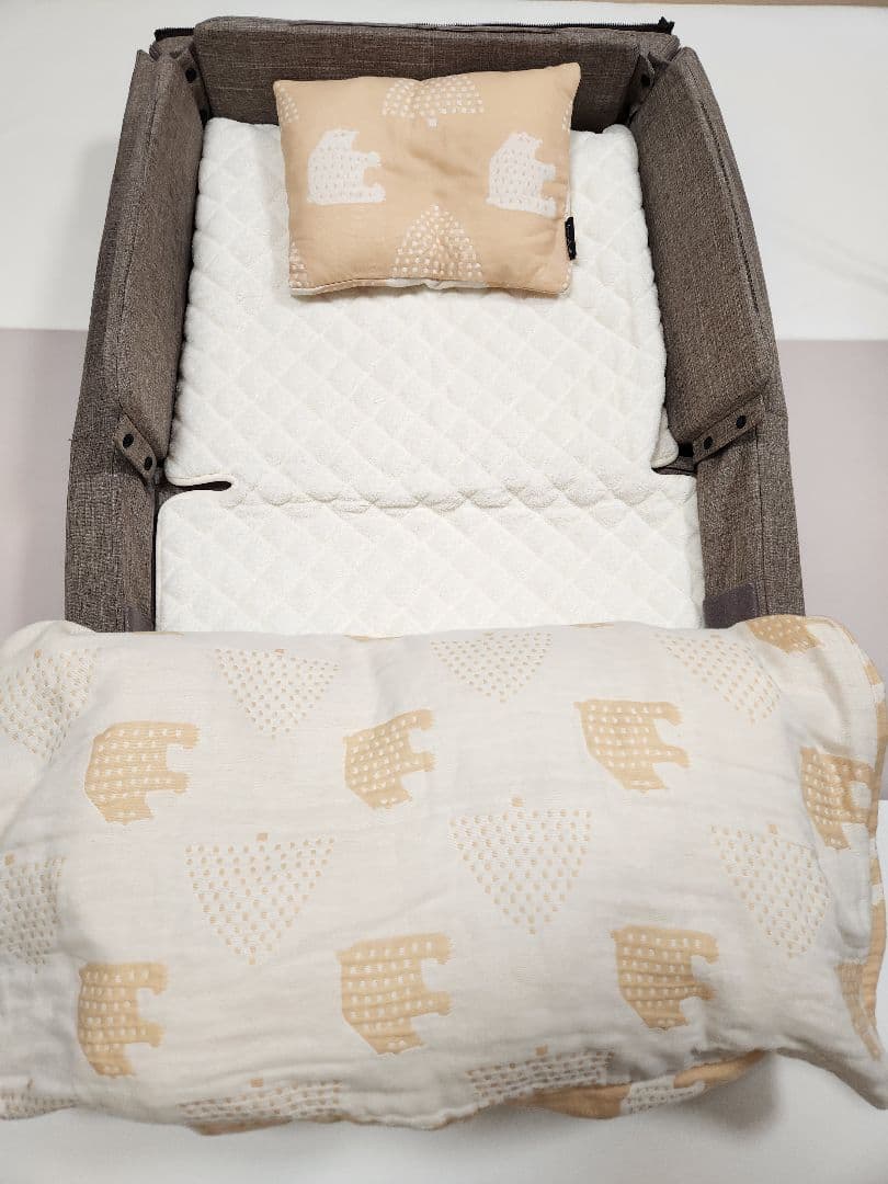 【大幅値下げ‼️】färska コンパクトベッドセット ブラウン