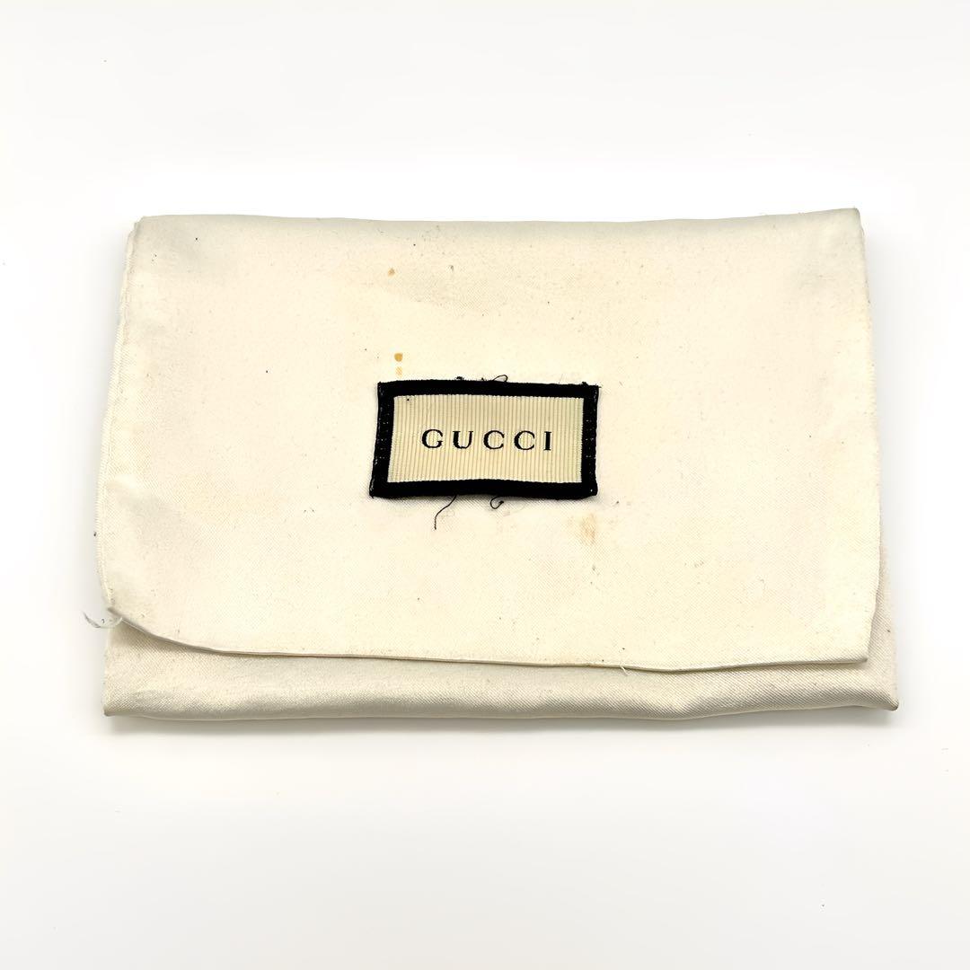 【極美品】 GUCCI スマートキーケース プチマーモント GGロゴ ブラック