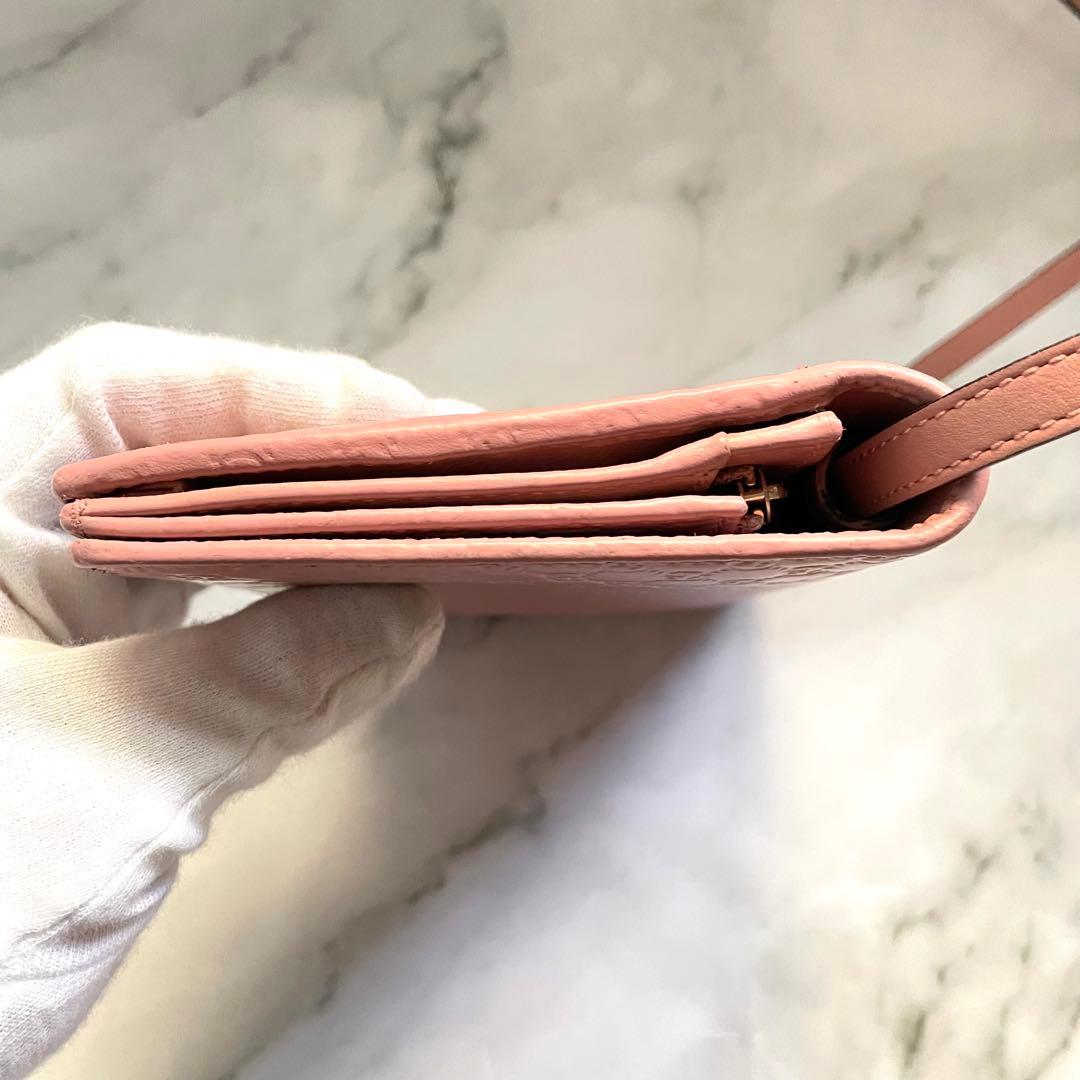 GUCCI グッチ　マイクロシマ　ショルダーウォレット　長財布　美品0114-②