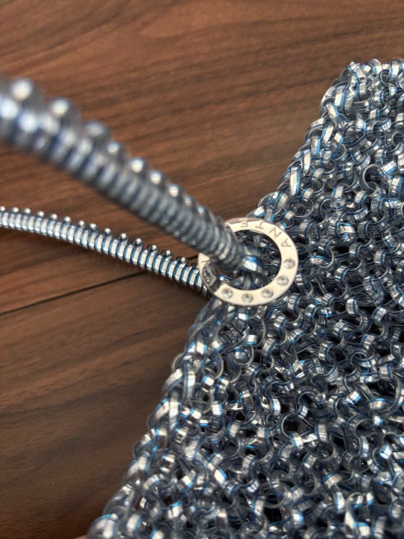 ANTEPRIMA アンテプリマ　ワイヤーバック　ブルーシルバー